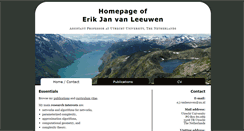 Desktop Screenshot of erikjanvl.nl